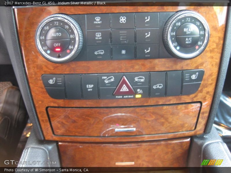 Iridium Silver Metallic / Black 2007 Mercedes-Benz GL 450