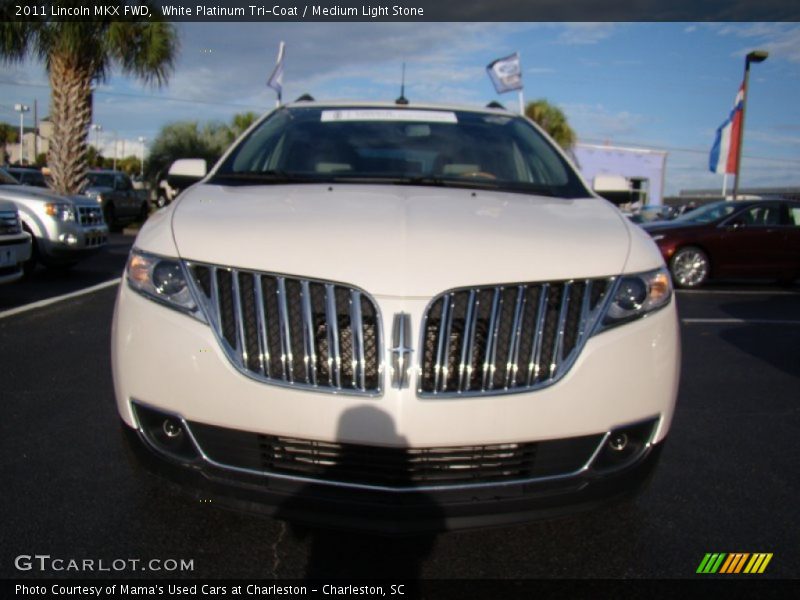 White Platinum Tri-Coat / Medium Light Stone 2011 Lincoln MKX FWD