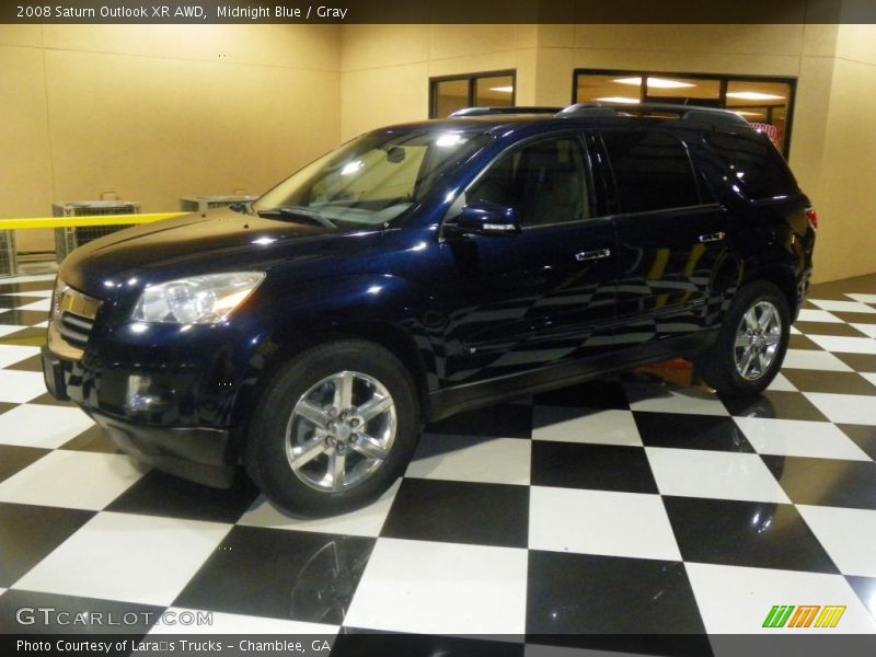 Midnight Blue / Gray 2008 Saturn Outlook XR AWD