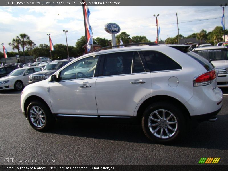White Platinum Tri-Coat / Medium Light Stone 2011 Lincoln MKX FWD