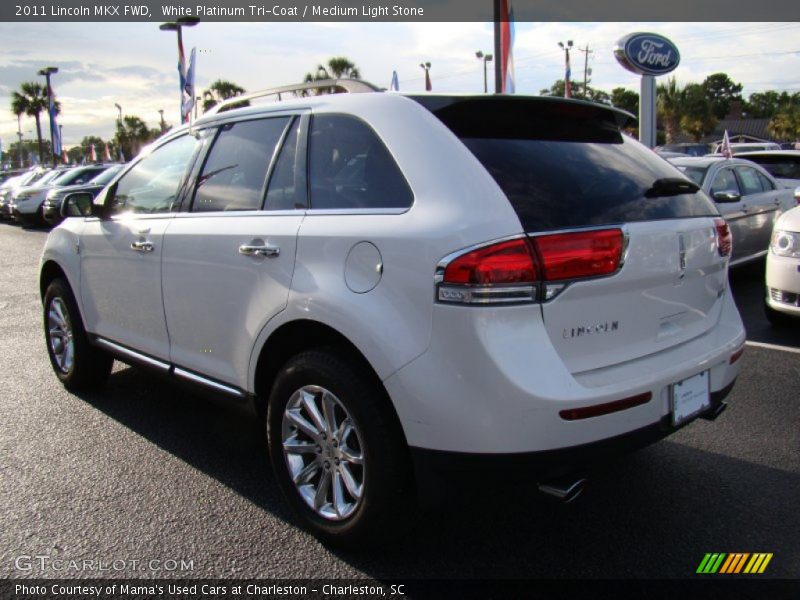 White Platinum Tri-Coat / Medium Light Stone 2011 Lincoln MKX FWD