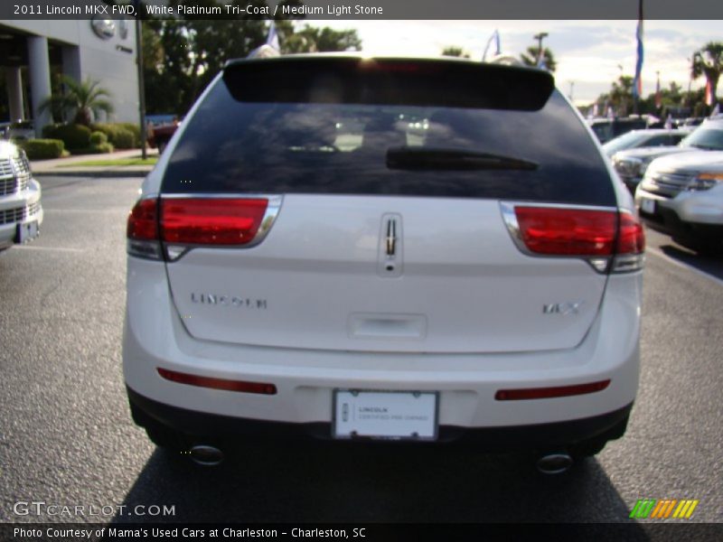 White Platinum Tri-Coat / Medium Light Stone 2011 Lincoln MKX FWD