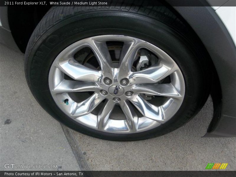 White Suede / Medium Light Stone 2011 Ford Explorer XLT