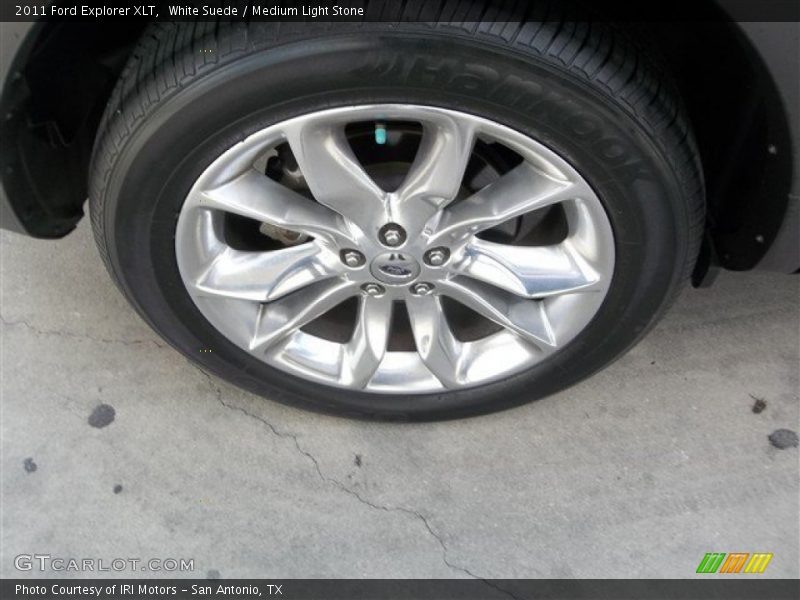 White Suede / Medium Light Stone 2011 Ford Explorer XLT
