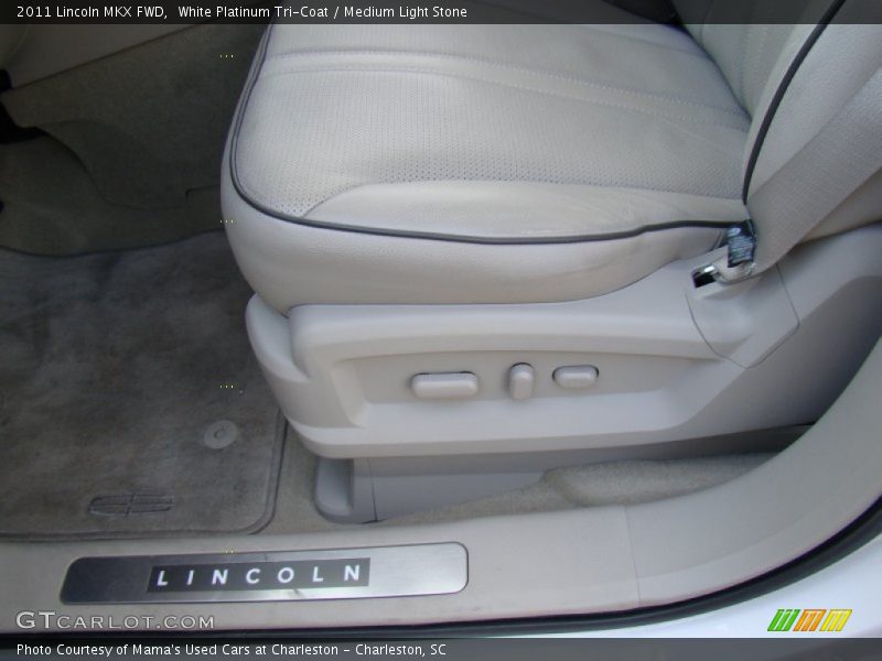 White Platinum Tri-Coat / Medium Light Stone 2011 Lincoln MKX FWD