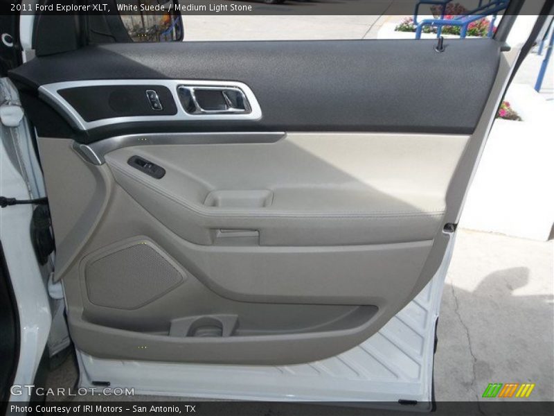 White Suede / Medium Light Stone 2011 Ford Explorer XLT