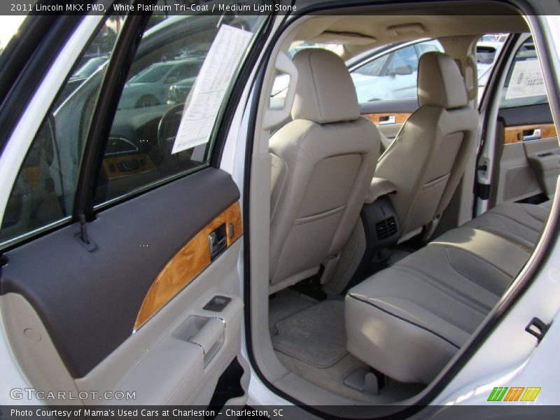 White Platinum Tri-Coat / Medium Light Stone 2011 Lincoln MKX FWD