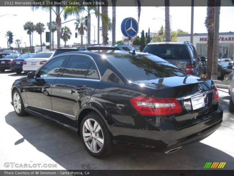 Black / Black 2012 Mercedes-Benz E 350 BlueTEC Sedan