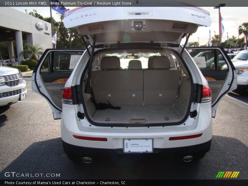 White Platinum Tri-Coat / Medium Light Stone 2011 Lincoln MKX FWD