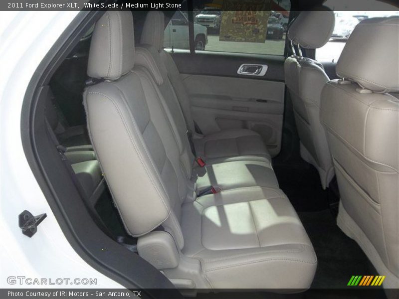 White Suede / Medium Light Stone 2011 Ford Explorer XLT