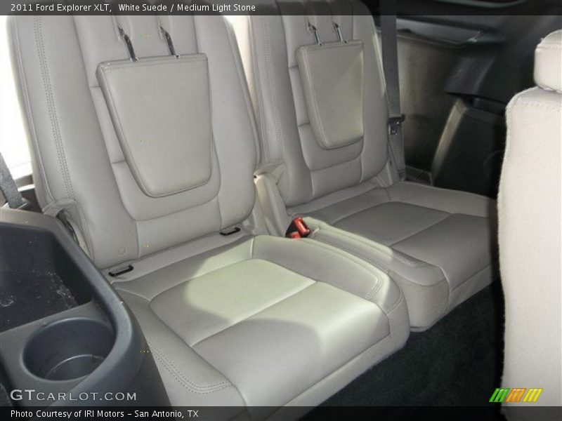 White Suede / Medium Light Stone 2011 Ford Explorer XLT