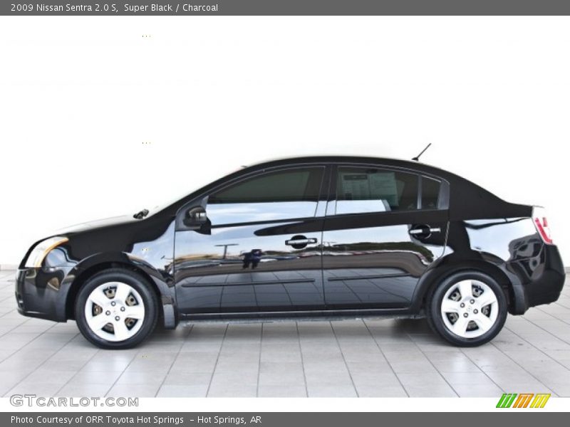 Super Black / Charcoal 2009 Nissan Sentra 2.0 S