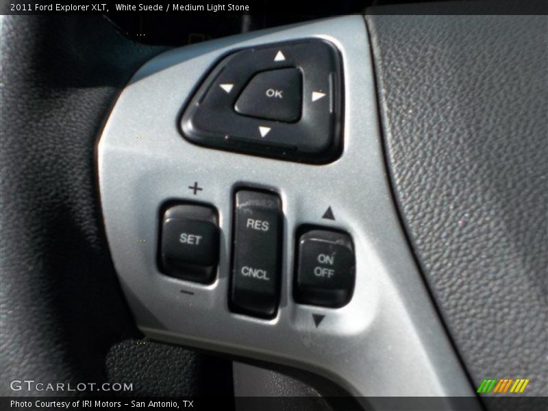 White Suede / Medium Light Stone 2011 Ford Explorer XLT