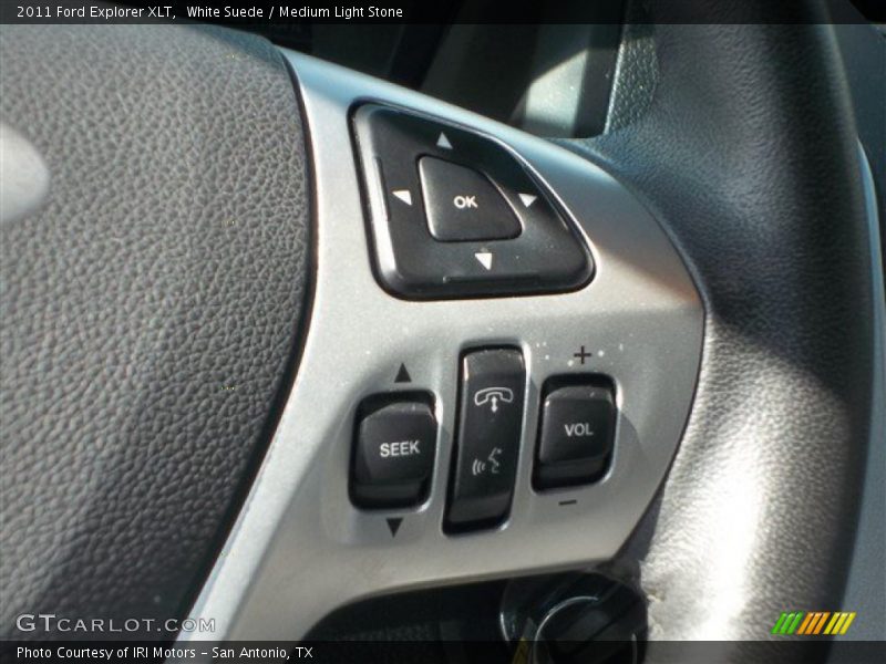 White Suede / Medium Light Stone 2011 Ford Explorer XLT