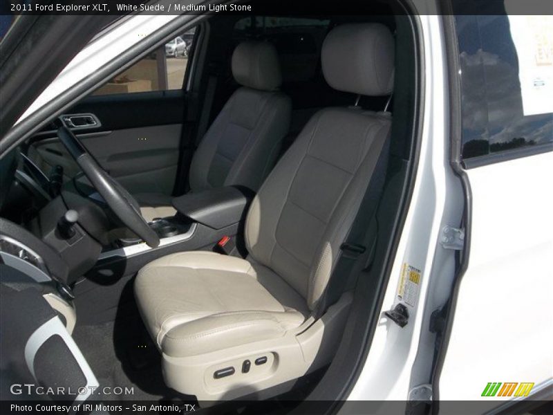 White Suede / Medium Light Stone 2011 Ford Explorer XLT