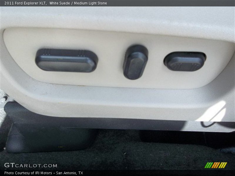 White Suede / Medium Light Stone 2011 Ford Explorer XLT
