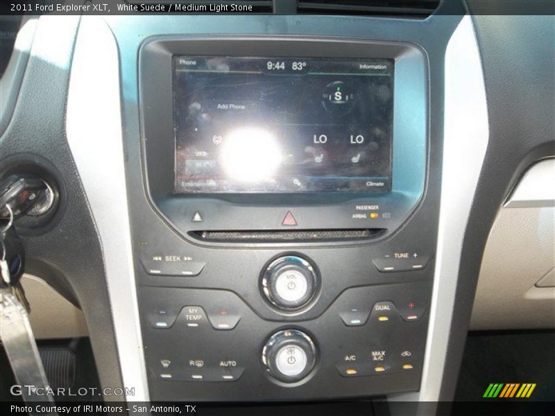 White Suede / Medium Light Stone 2011 Ford Explorer XLT