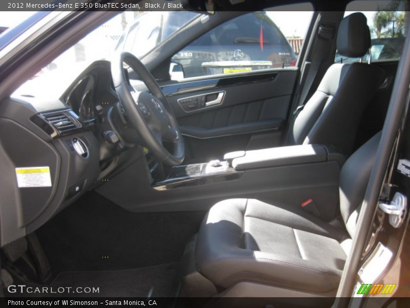 Black / Black 2012 Mercedes-Benz E 350 BlueTEC Sedan