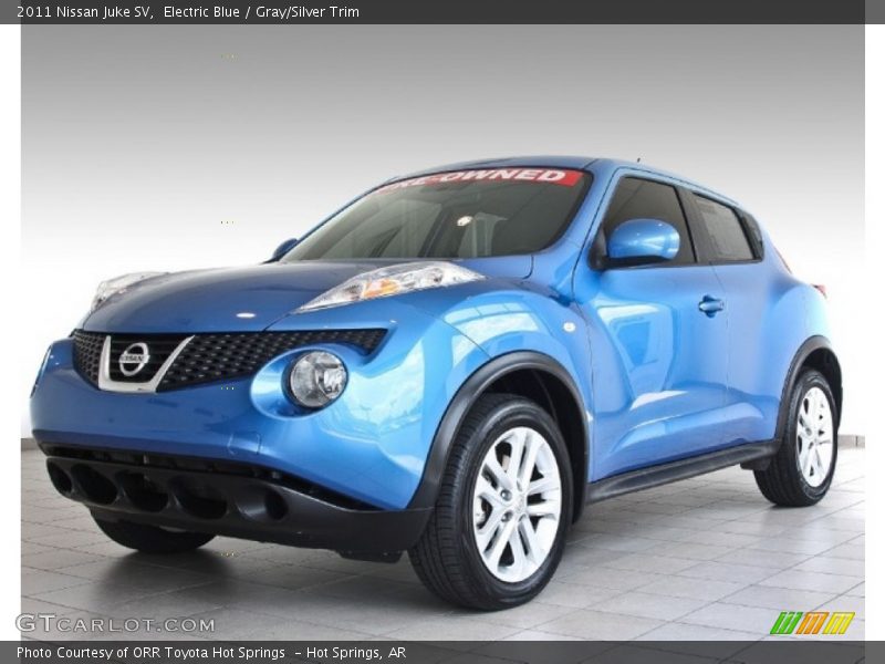 Electric Blue / Gray/Silver Trim 2011 Nissan Juke SV