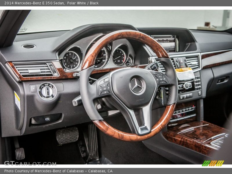 Polar White / Black 2014 Mercedes-Benz E 350 Sedan