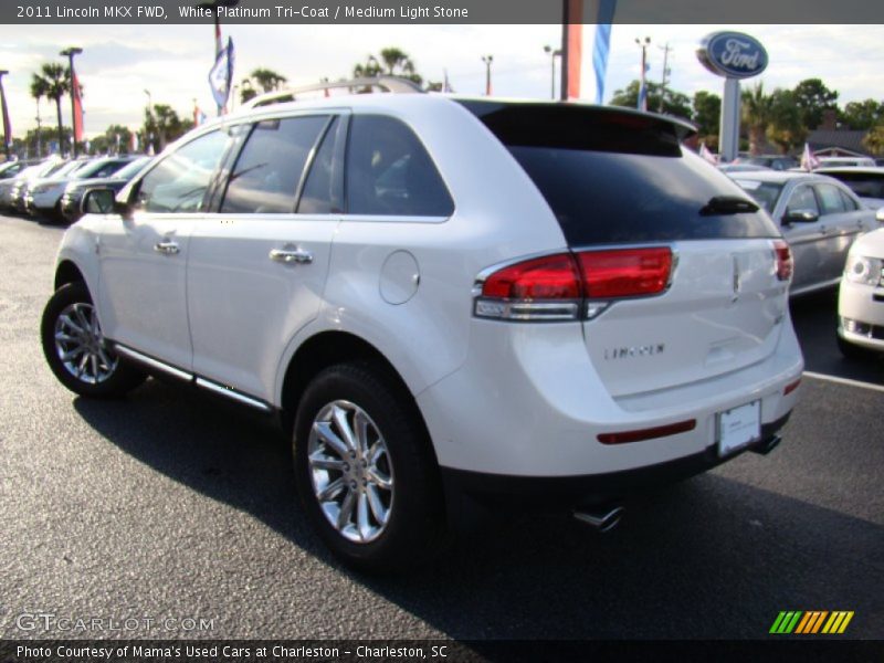 White Platinum Tri-Coat / Medium Light Stone 2011 Lincoln MKX FWD