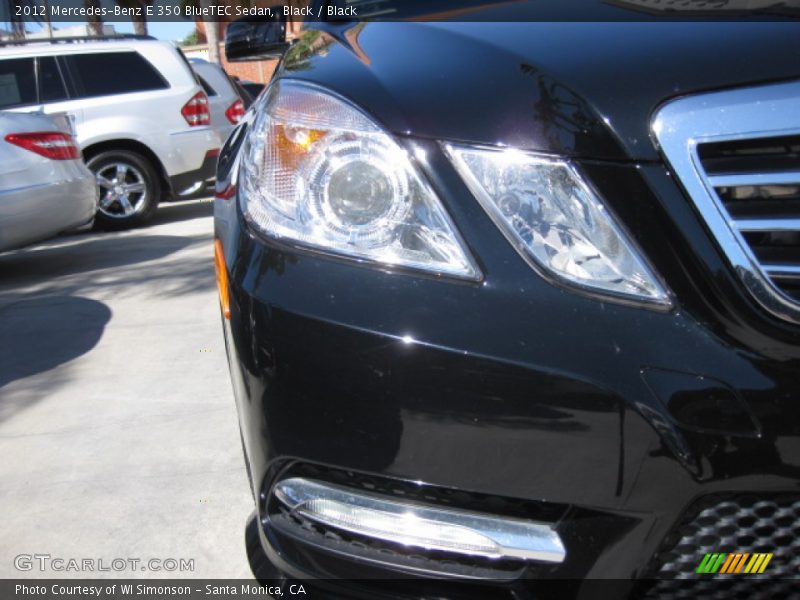 Black / Black 2012 Mercedes-Benz E 350 BlueTEC Sedan