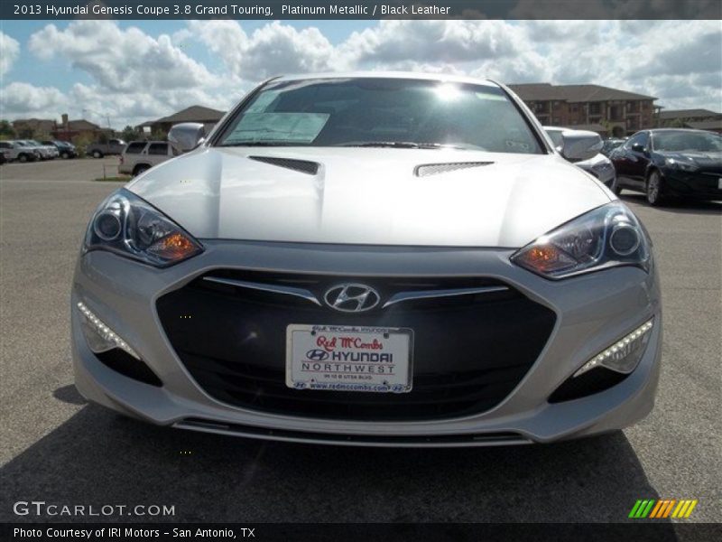 Platinum Metallic / Black Leather 2013 Hyundai Genesis Coupe 3.8 Grand Touring