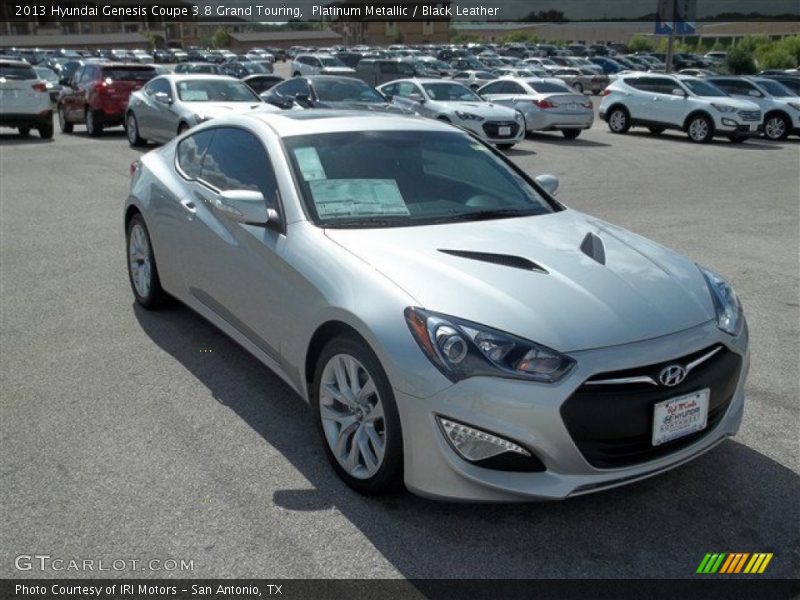 Platinum Metallic / Black Leather 2013 Hyundai Genesis Coupe 3.8 Grand Touring