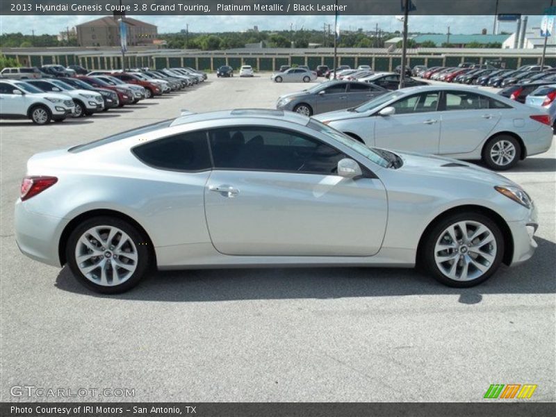 Platinum Metallic / Black Leather 2013 Hyundai Genesis Coupe 3.8 Grand Touring