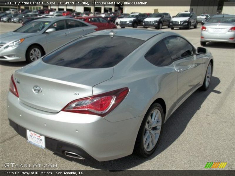 Platinum Metallic / Black Leather 2013 Hyundai Genesis Coupe 3.8 Grand Touring