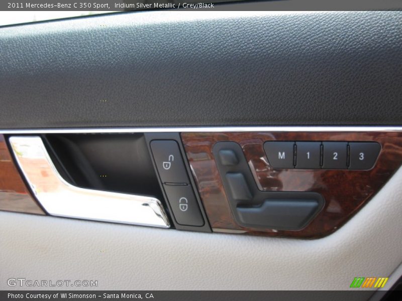 Iridium Silver Metallic / Grey/Black 2011 Mercedes-Benz C 350 Sport