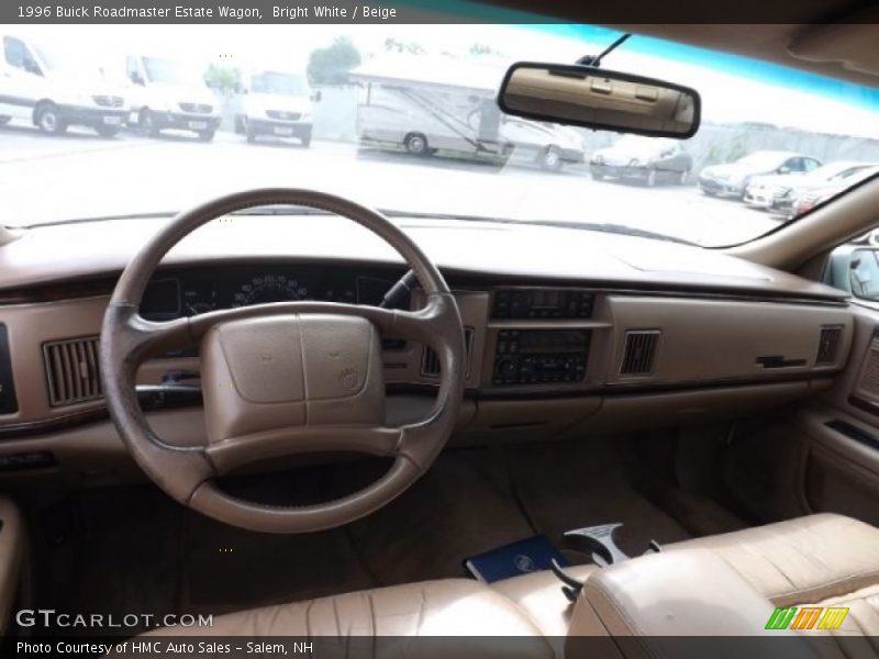 Bright White / Beige 1996 Buick Roadmaster Estate Wagon