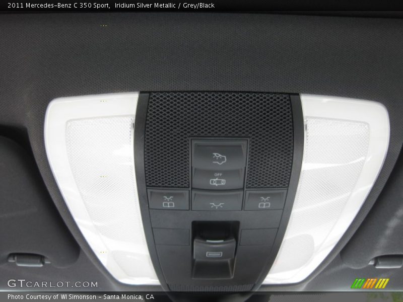 Iridium Silver Metallic / Grey/Black 2011 Mercedes-Benz C 350 Sport