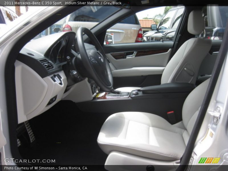 Iridium Silver Metallic / Grey/Black 2011 Mercedes-Benz C 350 Sport