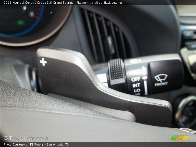 Platinum Metallic / Black Leather 2013 Hyundai Genesis Coupe 3.8 Grand Touring