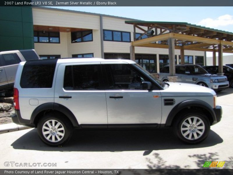 Zermatt Silver Metallic / Ebony Black 2007 Land Rover LR3 V8 SE