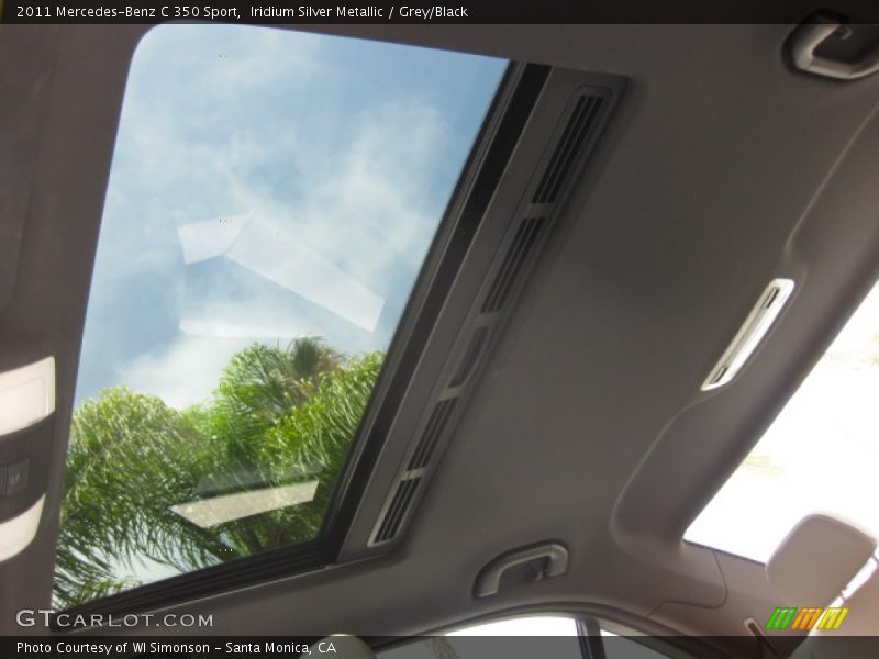 Iridium Silver Metallic / Grey/Black 2011 Mercedes-Benz C 350 Sport