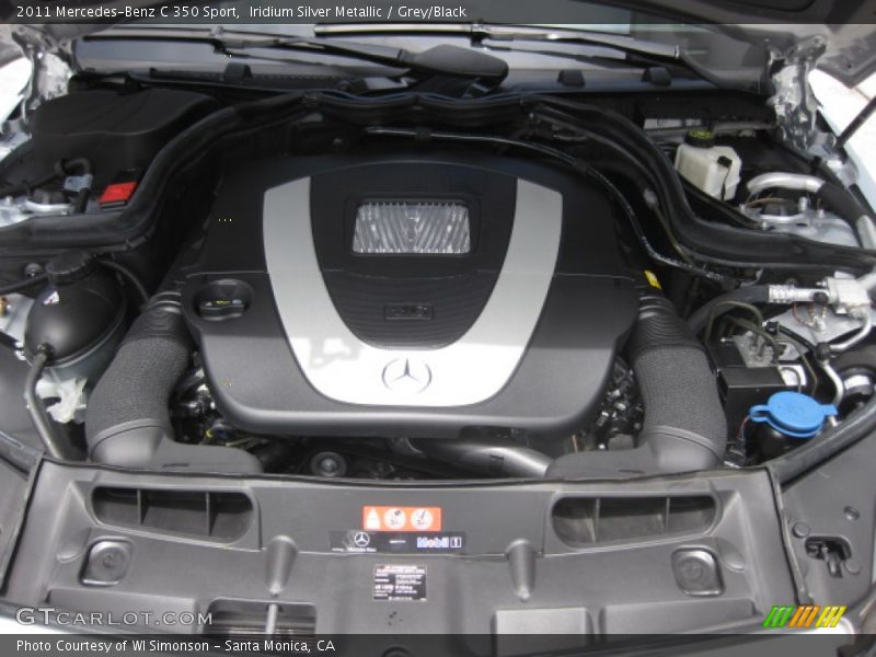 Iridium Silver Metallic / Grey/Black 2011 Mercedes-Benz C 350 Sport