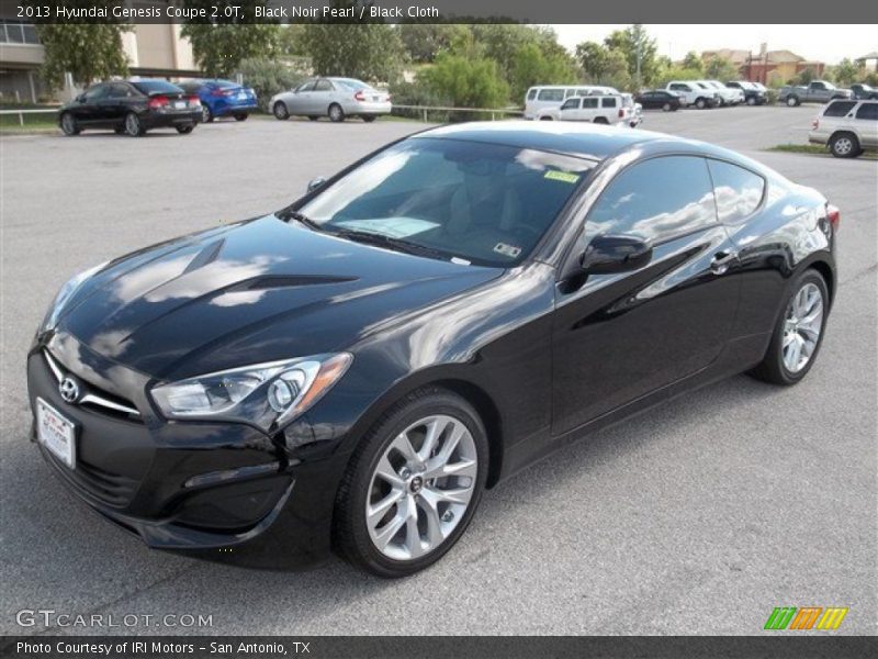 Black Noir Pearl / Black Cloth 2013 Hyundai Genesis Coupe 2.0T