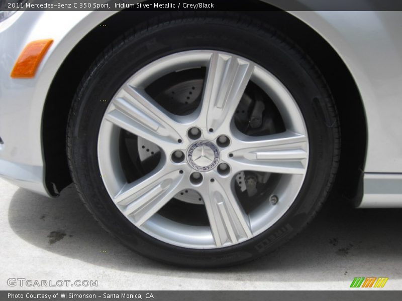 Iridium Silver Metallic / Grey/Black 2011 Mercedes-Benz C 350 Sport