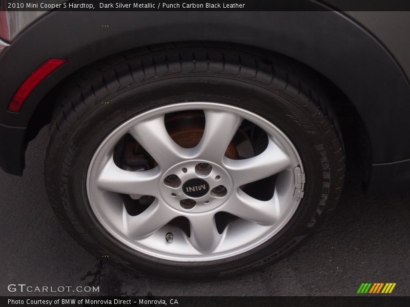 Dark Silver Metallic / Punch Carbon Black Leather 2010 Mini Cooper S Hardtop