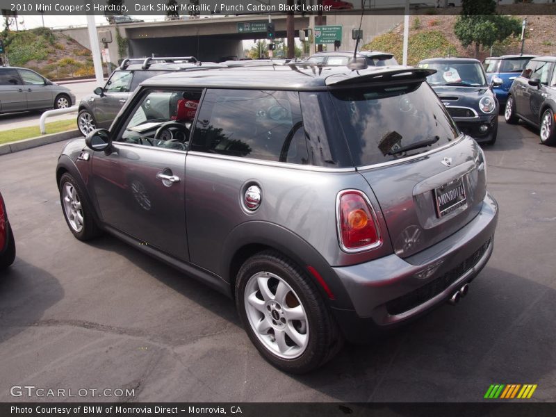 Dark Silver Metallic / Punch Carbon Black Leather 2010 Mini Cooper S Hardtop