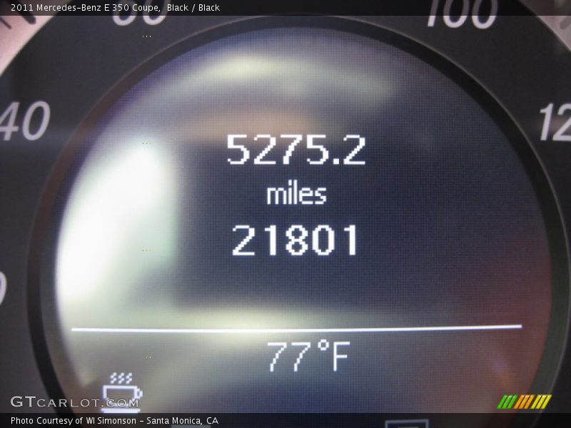 Black / Black 2011 Mercedes-Benz E 350 Coupe