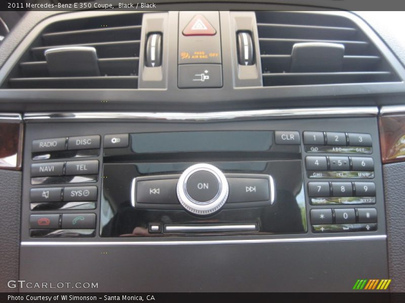 Black / Black 2011 Mercedes-Benz E 350 Coupe