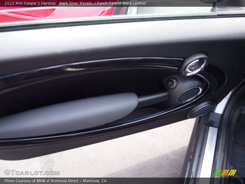 Dark Silver Metallic / Punch Carbon Black Leather 2010 Mini Cooper S Hardtop