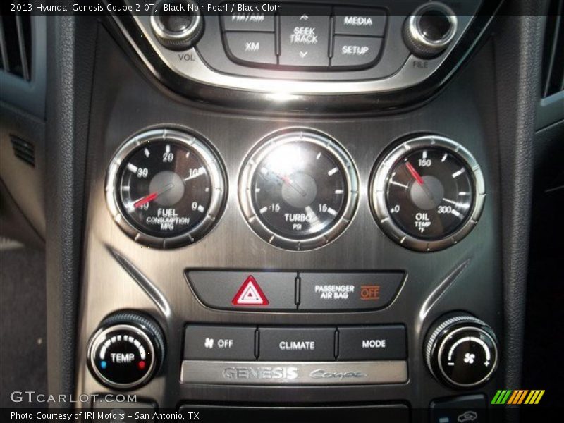 Black Noir Pearl / Black Cloth 2013 Hyundai Genesis Coupe 2.0T