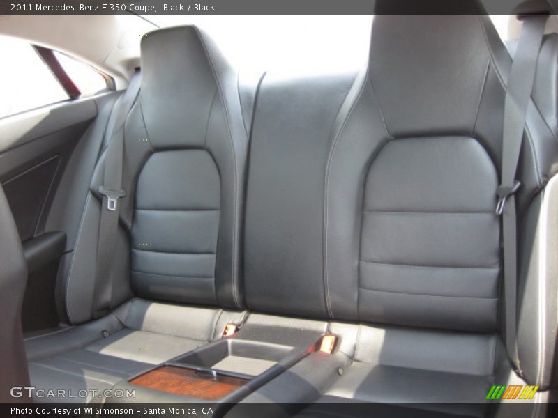 Black / Black 2011 Mercedes-Benz E 350 Coupe
