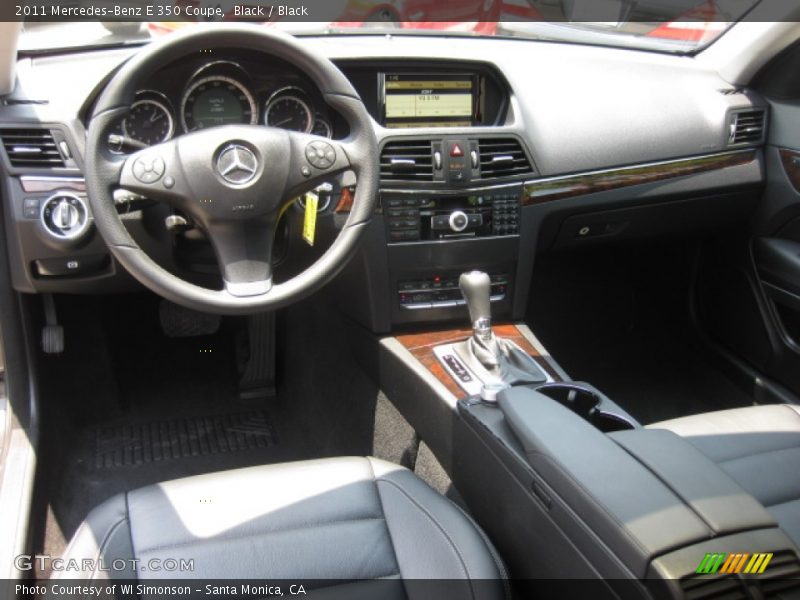 Black / Black 2011 Mercedes-Benz E 350 Coupe