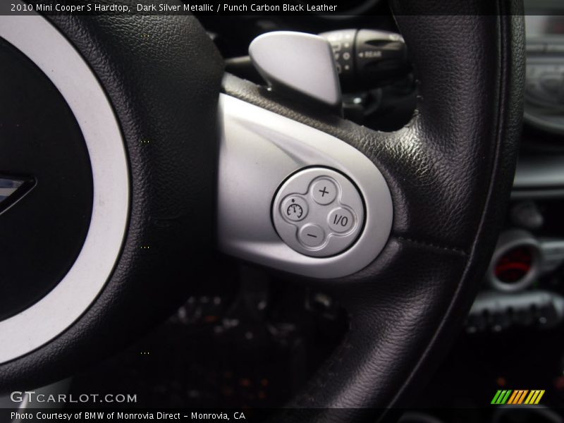 Dark Silver Metallic / Punch Carbon Black Leather 2010 Mini Cooper S Hardtop