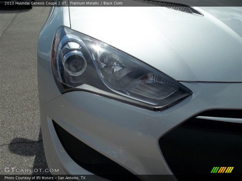 Platinum Metallic / Black Cloth 2013 Hyundai Genesis Coupe 2.0T